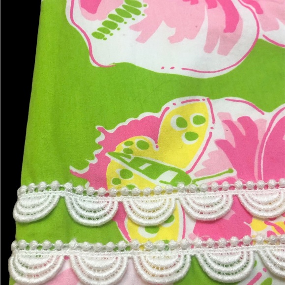 Lilly Pulitzer “Maui Punch” Vintage Butterfly Hibiscus Maxi Skirt Small - Picture 5 of 9